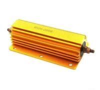 babominimer Résistance métallique de puissance 8 Ohm 200 W en aluminium dissipateur thermique charge factice pour tube ampli test audio avec trous de montage composant électronique (1 Ohm 1R)