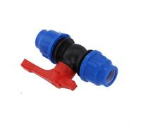 babominimer Robinet à boisseau sphérique PE avec raccord fileté externe pour systèmes d'irrigation de plomberie, taille de raccordement 20/25/32 mm, résistant à la haute pression, design à débit lisse