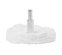babominimer Roue de polissage en coton 100 mm pour perceuse électrique ou meuleuse, roue de polissage de tissu avec tige de 6 mm, bijoux en métal, acier inoxydable, bois, plastique et verre (65 mm)