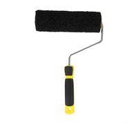 babominimer Rouleau de plâtre, rouleau de pâte pour cloison sèche, rouleau de texture pour cloison sèche avec poignée confortable (noir)