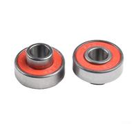 babominimer Roulements de skateboard ABEC-11 Speed 608-2RS 8 x 22 x 12,6 mm en acier blindé pré-lubrifié pour skateboards, longboards, rollers et (rouge, 8 pièces)