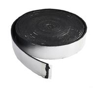 babominimer Ruban isolant de tuyau en mousse de caoutchouc avec feuille d'aluminium, protecteur de tuyau thermique ignifuge imperméable pour eau chaude extérieure et tuyaux de chauffage, Wea