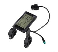 babominimer S830 Écran LCD étanche pour scooter électrique 24 V 36 V 48 V avec prise en charge du protocole n°2, indicateur de vitesse et de batterie, compatible (interface étanche à 5 broches)