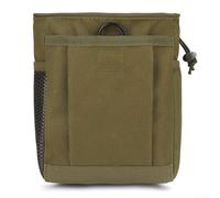 babominimer Sac banane d'extérieur en nylon 600D avec plusieurs poches et cordon de fermeture, sac à craie durable et résistant aux déchirures pour escalade, randonnée, camping (vert)