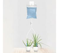babominimer Sac d'arrosage automatique avec contrôle du débit, capacité de 3,5 L pour une irrigation prolongée des plantes jusqu'à 30 jours, matériau PET durable avec taux d'égouttement réglable pour