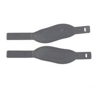 babominimer Sangles de pédale d'exercice avec fermeture éclair - Design confortable et épais - S'adapte à la plupart des machines de cyclisme stationnaires - ABS durable