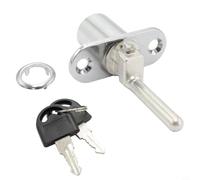 babominimer Serrure de tiroir en alliage de zinc avec clés pour porte d'armoire, porte et volet en alliage d'aluminium, taille 16/19 mm (B)