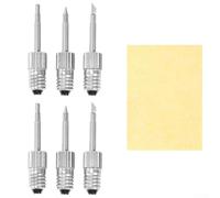 babominimer Set de pointes de fer à souder avec interface E10, construction en acier, type B/C/K, compatible avec les outils de soudure alimentés par USB pour soudage général, fil pour étain