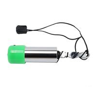 babominimer Shaker de signal de plongée sous-marine en acier inoxydable avec couvercle pour communication avec plongeur et alerte d'amis - Hochet sonore pour la plongée avec tuba (B)