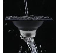 babominimer Siphon de sol carré en acier inoxydable avec fonction désodorisante, couvercle de vidange de douche épais pour salle de bain, cuisine, hôtel, garage, cave et toilettes,