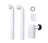 babominimer Siphon d'évier de salle de bain G1 6,35 mm avec design réglable à 360 degrés et filtre à cheveux pour protection anti-obstruction (90°)