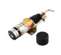 babominimer Solénoïde d'arrêt de carburant série 1502 366-07197 12 V 24 V CC pour moteur diesel Deutz Bobcat Perkins F3L F4L F3M F4M1011 Métal (24 V)