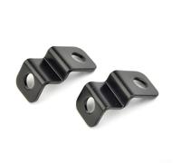 babominimer Support de clignotant en métal pour moto - Fourche de relocalisation - Pour montage de clignotants - Ajustement habituel à la plupart des motos - Acier noir durable
