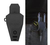 babominimer Support de pince de pêche en plastique avec clip de ceinture, sac de rangement multifonctionnel pour pinces à leurres et pochette à outils de pêche, étui de rangement léger et portable