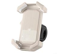 babominimer Support de téléphone électrique rotatif pour voiture et moto, support réglable à 360 degrés avec poignée en caoutchouc antidérapant, convient à la plupart des smartphones, noir (gris)