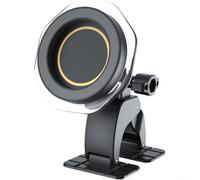 babominimer Support magnétique de téléphone pour tableau de bord de voiture compatible avec smartphone, support pliable multifonction avec matériau ABS solide, installation adhésive