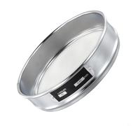 babominimer Tamis de test en laboratoire de 20 cm pour analyse de la taille des particules, maille en acier inoxydable 304 avec cadre chromé, 10 à 100 options de maille (40 mailles)