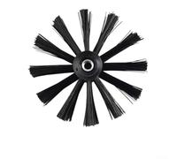 babominimer Tête de brosse de nettoyage pour évent de séchage, poils en nylon 100 mm/150 mm avec filetage M8, anti-peluches pour l'entretien des tuyaux de cheminée et des conduits, accessoire de