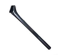 babominimer Tige de selle ultra légère en fibre de carbone T800 avec collier de serrage réglable à deux boulons, compatible avec la route, la montagne et les petites roues, convient (31,6 x 400 mm)
