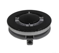 babominimer Triple brûleur à gaz en fonte d'aluminium de 130 mm avec base, haute chaleur de sortie de 3,5 kW, compatible avec les cuisinières à gaz et commerciales ou domestiques