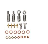 babominimer Tuyau de frein à disque hydraulique pour banjo - Kit de connecteur pour Hope pour freins de vélo, tuyau de ligne de 2,5 m, compatible avec étriers et freins avant et arrière (noir)