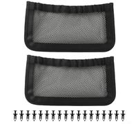 babominimer UTV 715003019 Filet de rangement pour dossier arrière pour Can-Am For Defender, noir, fabriqué en câble maillé durable, installation rapide avec rivets, OEM 715003019