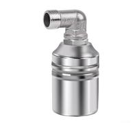 babominimer Vanne à flotteur automatique en acier inoxydable 304, contrôleur de niveau d'eau, interrupteur d'arrêt pour réservoir d'eau, tour de piscine, réservoir solaire, 9 x 5 cm de haut
