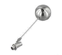babominimer Vanne à flotteur automatique en acier inoxydable DN15 DN20 DN25 vanne de réservoir à boisseau sphérique 1/2" 3/4" 2,5 cm construction en laiton (DN15)
