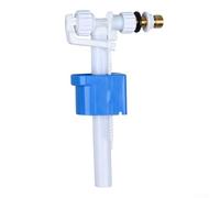 babominimer Vanne de remplissage de réservoir en laiton avec raccord 3/8" et /2" pour réservoir d'eau de toilette, robinet de chasse d'eau réglable, compatible avec plastique et porcelaine