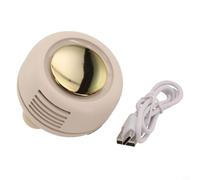 babominimer Ventilateur portable à clip de taille avec 3 réglages de vitesse, flux d'air réglable à 360 °, dispositif de refroidissement personnel pour une utilisation mains libres sous la chemise ou