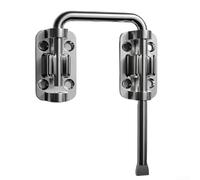 babominimer Verrou de porte en acier inoxydable avec mécanisme de goupille exposé et installation à vis pour une meilleure protection des armoires et portes de salle de bain (argenté)