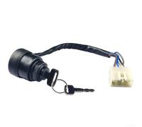 babominimer Xljoy avec interrupteur à clé modèles Mule 270051191 270050011 Allumage à clé 20052020 pour serrure ABS noire compatible et porte-clés