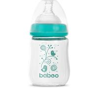 Baboo Anti-colic Glass Feeding Bottle Wide Neck biberon en verre 0m+ 150 ml