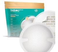 BABOO® Lot de 120 coussinets d'allaitement jetables super absorbants pour les mamans allaitantes, étanches et respirants, ajustement sécurisé avec double Velcro