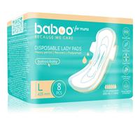 Baboo Postpartum Maternity Pads serviettes hygiéniques de maternité à usage unique taille L 8 pcs