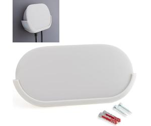 Babotech Support mural compatible avec Google TV Streamer 2024, peu encombrant, avec vis, blanc