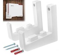 Babotech Support mural pour AVM Fritz!Box 5690 Pro - Support robuste en plastique pour routeur Fritzbox 5690 Pro Fiber - Support blanc Slim AVM 5690 Pro - Fabriqué en Allemagne