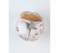 Babou & Kendi Balle Sensorielle Bleu, Beige Et Blanc De Noukies