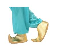 Babouches Homme Aladin - ATOSA - Doré - Tissu lamé or et feutrine beige - 25cm