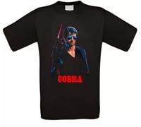 babvwsetse City Cobra Sly Cult Movie T-Shirt Black S
