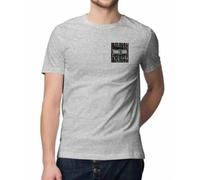 babvwsetse Ecstasy Chest Print Men's T-Shirt Grey XXL