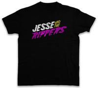 babvwsetse Jesse and The Rippers T-Shirt Full Katsopolis Band Music Barry April House Black 3XL