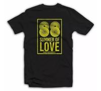 babvwsetse Summer Di Love 88 T Shirt - Acid House Rave Techno Old Skool Black XL