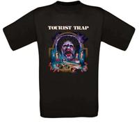 babvwsetse Tourist Trap Horror Cult Movie T-Shirt Black XL