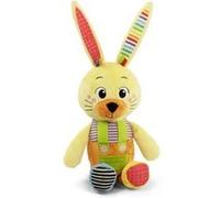 Clementoni peluche Baby 17907 Benny the Bunny, lavable en machine, multicolore