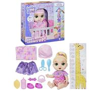 Baby Alive Bébé grandit Lala GooGoo, Coffret poupée Interactive, Jouet pour Filles Qui Grandit, à partir de 3 Ans, Parle Anglais et Espagnol, 3 Étapes de Croissance, Plus de 75 Sons et Phrases
