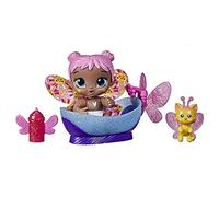 Baby Alive Glo Pixies Minis Doll, Bubble Sunny, Glow-in-The-Dark Doll for Kids Ages 3 and Up, 3.75-Inch Pixie Toy with Surprise Friend