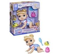 Baby Alive Harper Hugs Marche a 4 pattes poupée électronique de 27 cm marchant a 4 patt Rose