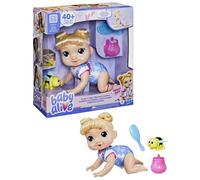 Baby Alive, Harper Hugs Marche à 4 pattes, poupée électronique de 27 cm marchant à 4 pattes, cheveux blonds, à partir de 3 ans