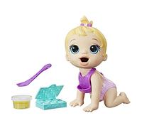 Baby Alive Lil Snacks Poupée Eats and Poops sur Le thème des collations de 20,3 cm, Moule à goûter, Jouet pour Enfants à partir de 3 Ans, Cheveux blonds